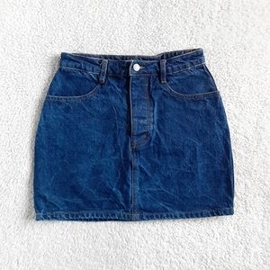 JOHN GALT Button Fly Denim Mini Skirt Size M / 25